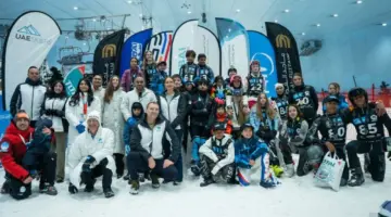 100 طالب في مسابقات التزلج بـ «ألعاب مدارس دبي»